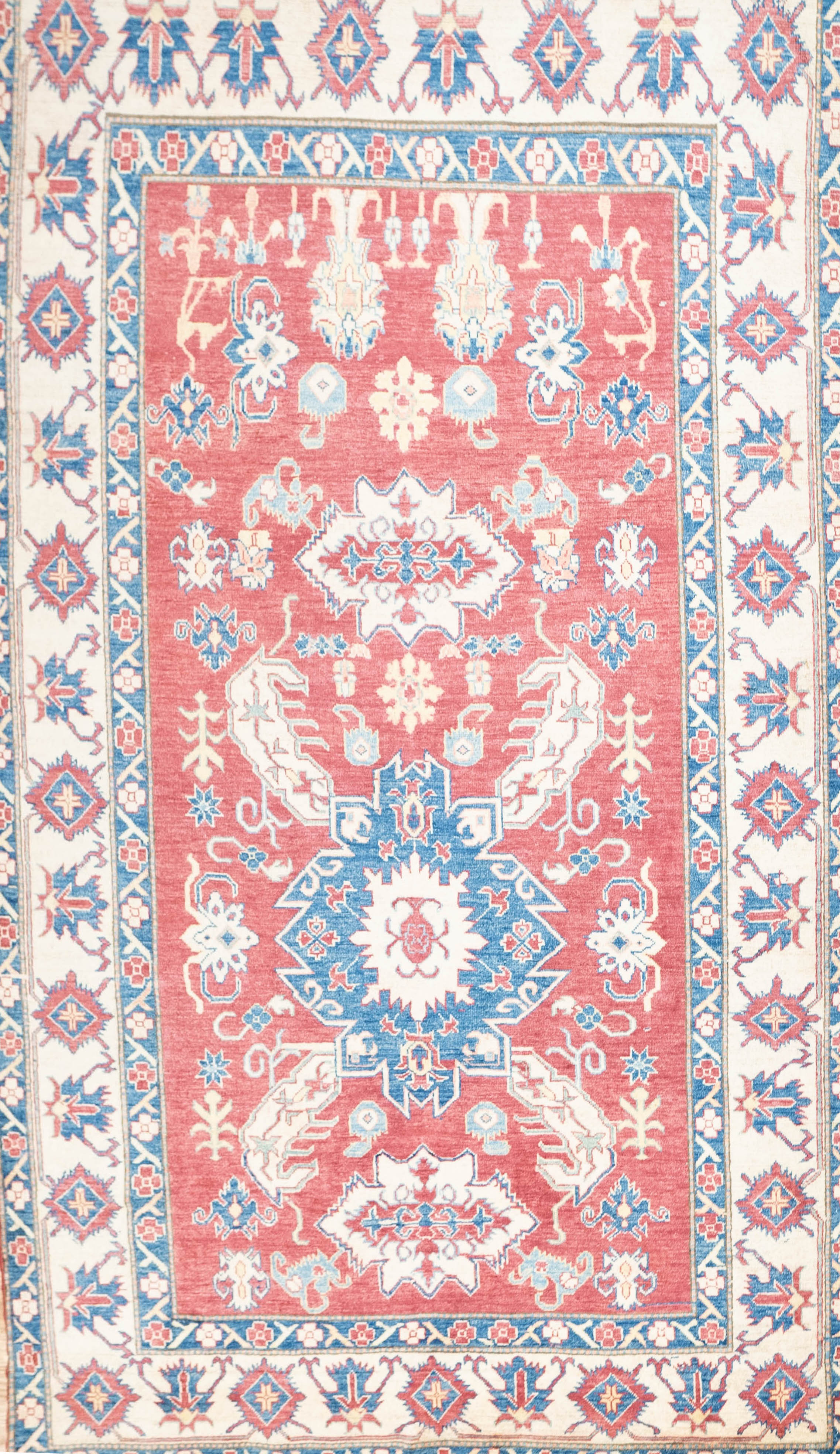 Kazak Wool Rug 5.8×6.8